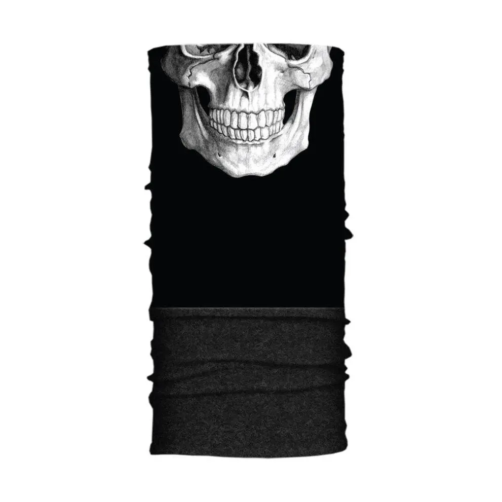 EZ Tubes Polar Weight Protective Neck Gear - Skull Prints, Unisex, 20 Inches, SPF Protection, Wind-Resistant