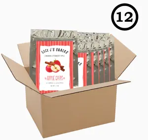 Cinnamon Strawberry 12ct case Organic Natural Dairy Free Snack Fruit