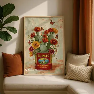 Mexico Wall art,Mexico Flowers art,Mexican wall art,Crochet wall art, Mexico decor, Mexican Kitchen decor,Mexico Painting