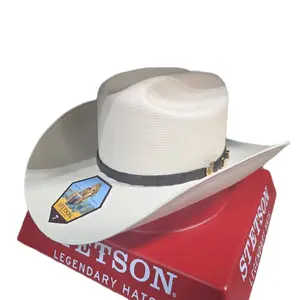 Stetson 1000x Evilla de Oro Sombrero - Legendary Hats with Distinctive Emblem and Custom Embroidery