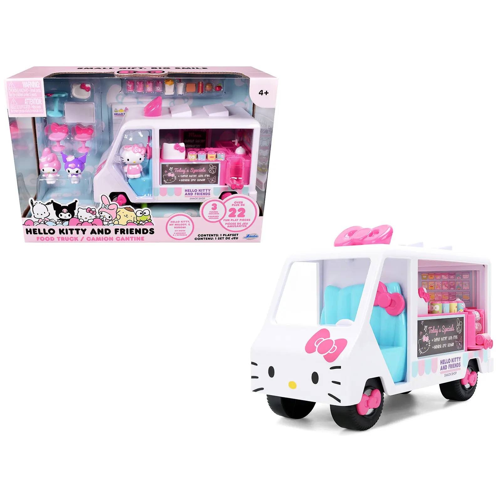 "Hello Kitty and Friends" Food Truck Set with 3 Figures Model by Jada