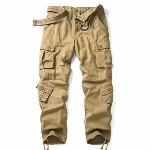 Men's Camo Military Tactical Cargo Pants Hiking Lightweight Casual Combat Outdoor Ripstop Trousers(No Belt) Camouflage Clothes Pocket  Menswear
