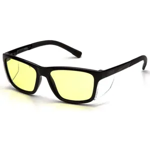 Pyramex Conaire Safety Glasses with Black Frame and UV400 Blue Block Lens