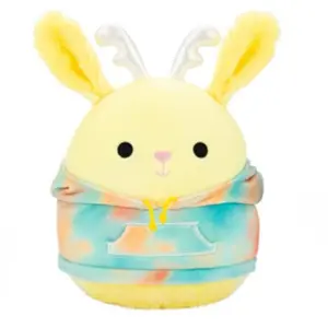 Squishmallows 2025 Yellow Tie-Dye Plush 8" Juana Soft Toy with Ruffled Design, ideal for Kids and Collectors - Sweatshirts, Womenswear