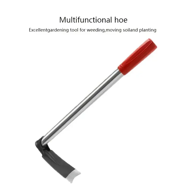 Durable Garden Hoe Household Outdoor Farming Tools Forging Weeding Hoe for Digging Soil Planting Vegetables Flowers Durable Gardening Tools