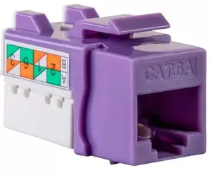 CAT6A Punch Down Keystone Jack 1 PC  | Unshielded