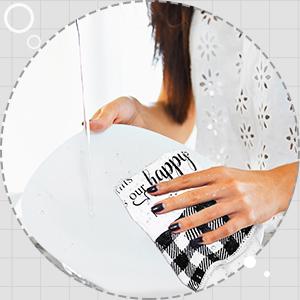 4 Pcs Buffalo Plaid Kitchen Towels Farmhouse Hand Tea Towels Absorbent Quick Dry Buffalo Check Kitchen Dish Cloths Cleaning Cloth for Summer Home Supplies Gifts(White and Black,Plaid Style)