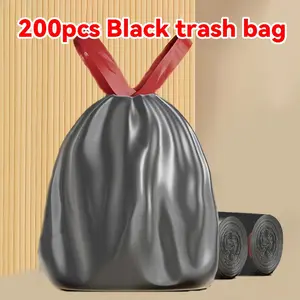 100/200 with Zipper, 22.05 Lbs Load Capacity, Leakproof, Odor Resistant, Disposable for Yard, Industrial, Bathroom, Food Waste Use, Durable Trash Bag