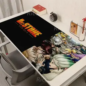 [Sale off up to 65%][Free Ship] Table mats Dr.STONE Anime Large size electronic sportse Large game accessories HD Printing Computer Lock edges Rubber Mouse Pad
