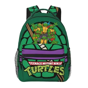 TMNT The Last Ronin Backpack Mikey Memes Large Capacity Laptop Backpack TMNT Pizza Lightweight Casual School Daypack, Unisex Book Bag for Teens Boys & Girls