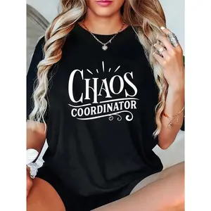 100% Cotton Unisex “Chaos Coordinator” & “Chaos Creator” T-Shirt — “Choose Love Not Fear” T-Shirt — Short Sleeve, Unisex Tee