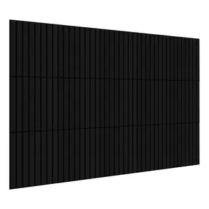 18-Pack Self-Adhesive Acoustic Panels, 12"x12" High Density Soundproof Wall Panels for Gaming Room & Studio, Damage-Free Hook & Loop Sound Absorbing Panels, Flame-Retardant Noise Reduction Wall Padding, Easy Setup, Black