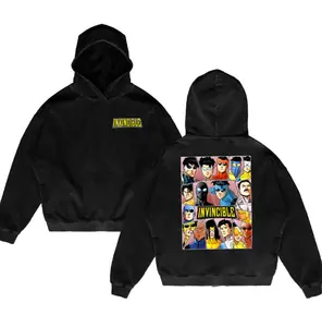 Invincible Hoodie, SS3 Invincible Hoodie, Dark Invincible Two-Side Hoodie, Superher@ Streetwear, Graphic Hoodie for Fans, Men Gift and Women Gift