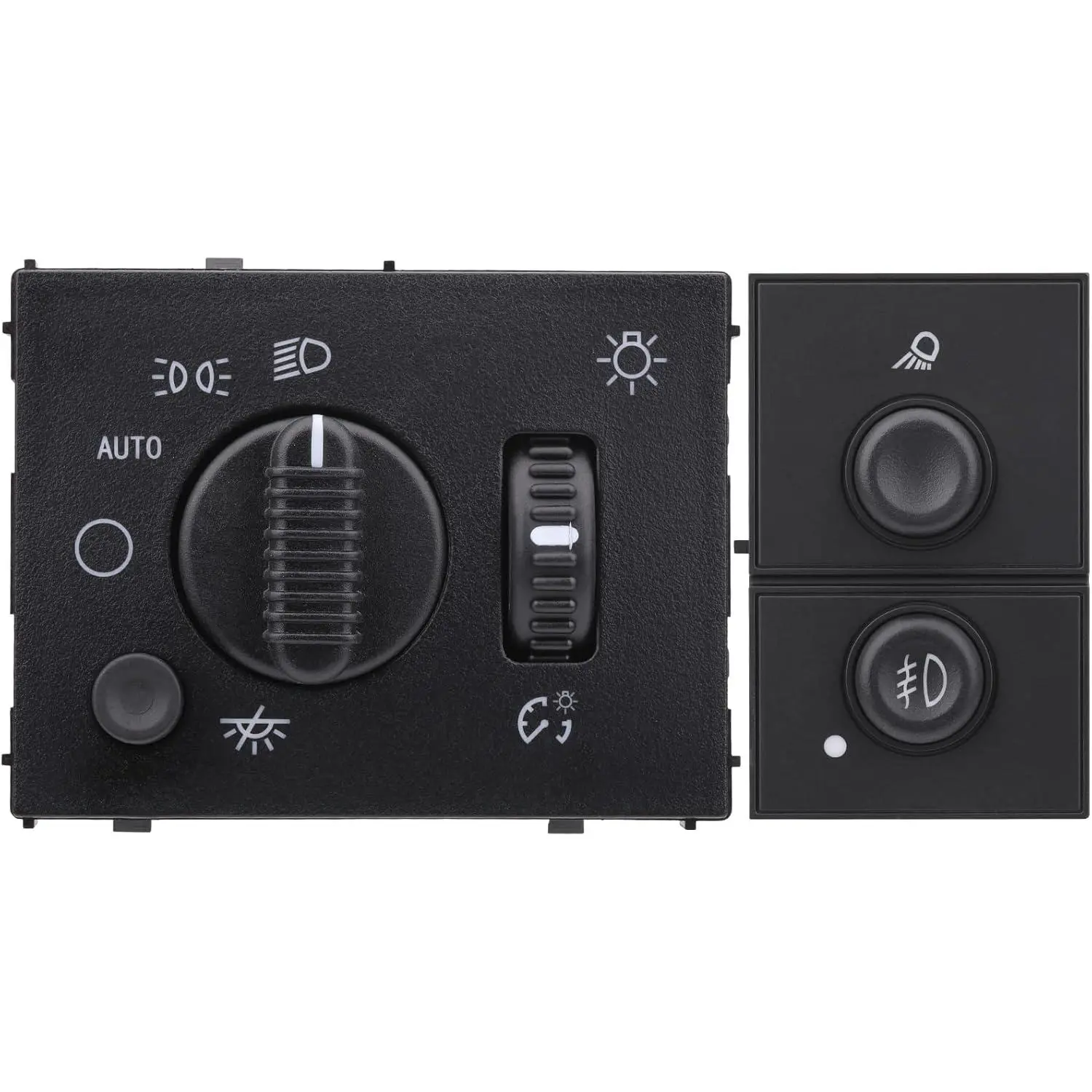 KDO Car Lights Headlight Dimmer Control & Fog Lamp Switch - 14-Pin Terminal Connector, 6-Pin Design - OEM Replace for Chevy/GMC Silverado Suburban Tahoe Avalanche Sierra Yukon 2003-2007, Replaces 19381535,15194803,15143597,1s8489, Dimming, Vehicle Specifi