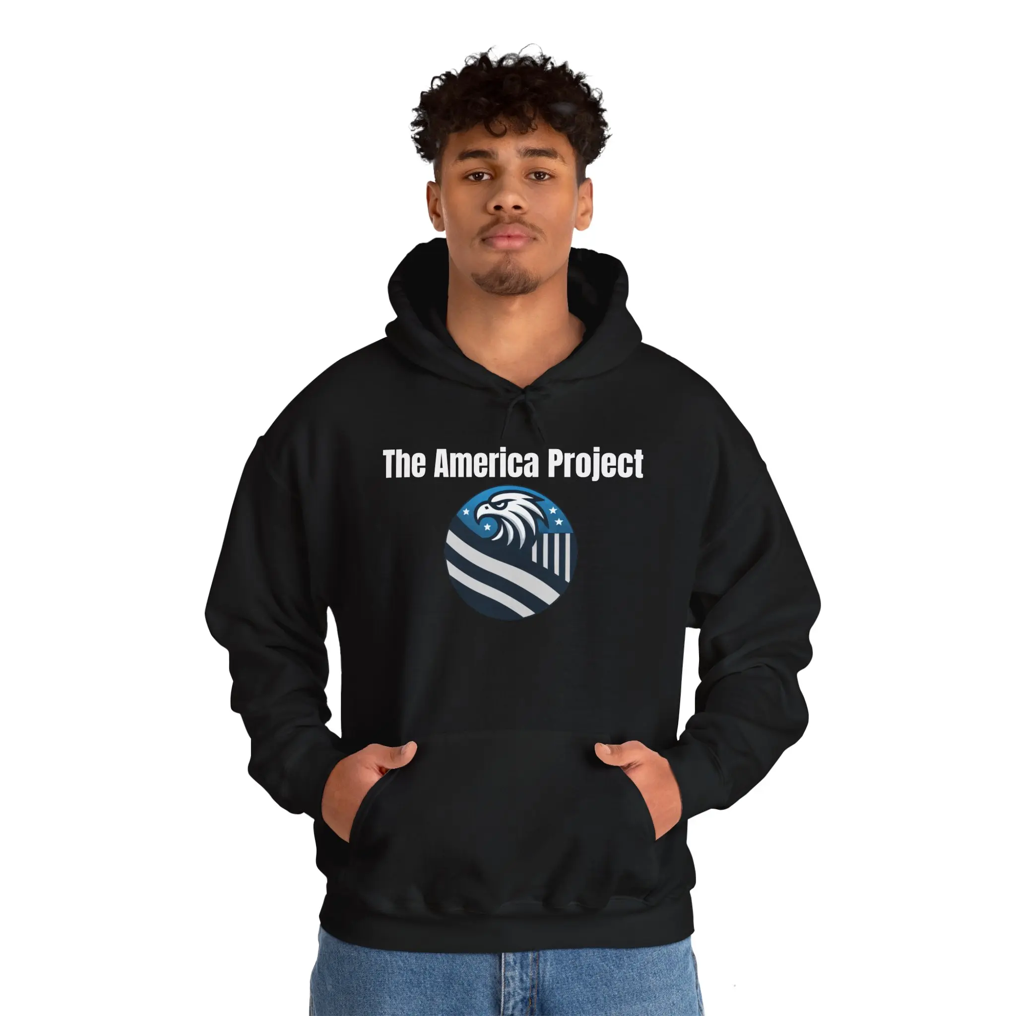 RESIST! -  Hooded Sweatshirt - The America Project, Casual Wear, Activism Gear, Cozy Hoodie, Gift for Change-makers