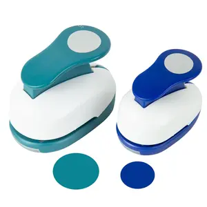 2PCS Circle Cutter (1.5 inch+1 inch), Whole Hole Punch Shapes, Large Circular Craft Punches for Paper Crafts, Journaling Handmade Cards, Gift Tags, Invitations, Scrapbook Supplies