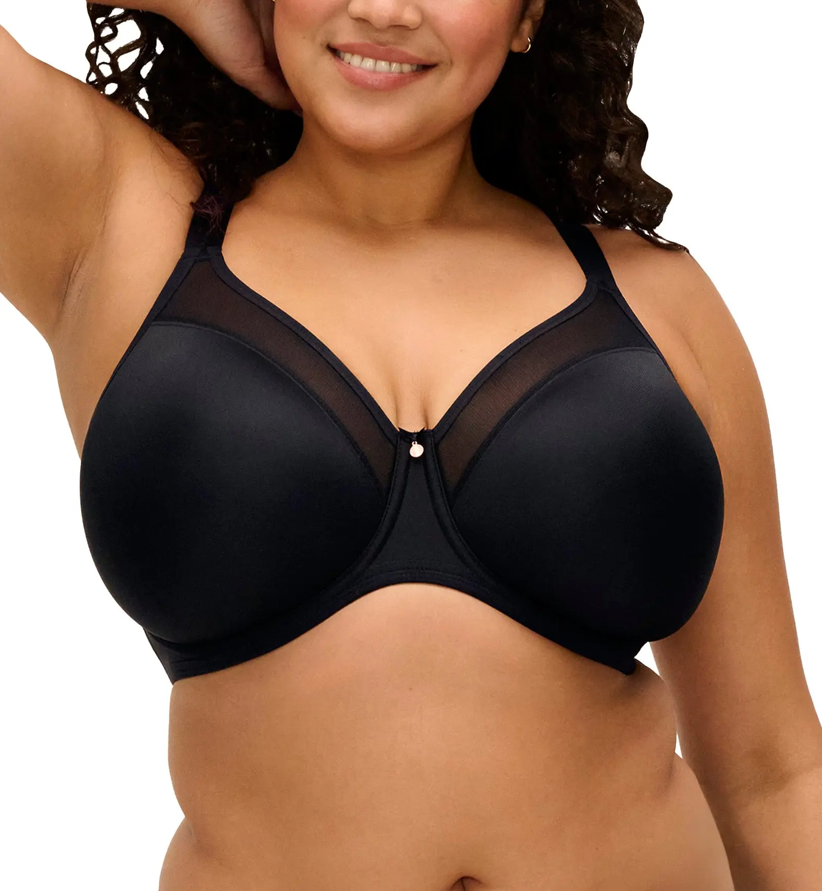 Elomi Smooth Unlined Underwire Molded Bra (4301) - Black