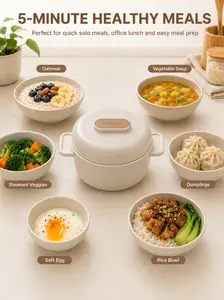 Reusable Large Silicone Food Storage Bowl with Airtight Sealed Lid, Microwave-Safe Portable Lunch Container, Ideal for Busy Weekdays, Multi-Scenario Lightweight Silicone Bento Box