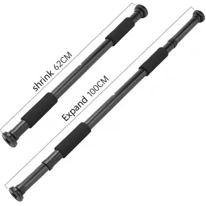 Household Free Installation Pull-up Rod - 62-100cm Freely Adjustable, Load-bearing 150kg, Does Not Hurt The Door Frame, A Must for Home Fitness Muscle Training Equipment Muscle Exercise Equipment Pull Bar Home Gym Kit