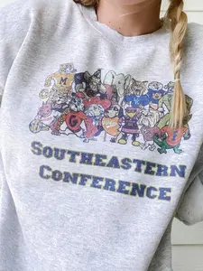Vintage Southeastern Conference SEC Sweatshirt Hoodie and Tshirt, College Sweatshirt, SEC