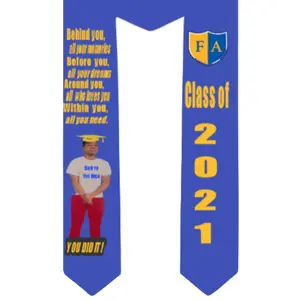 60 in. Customized Graduate Stoles