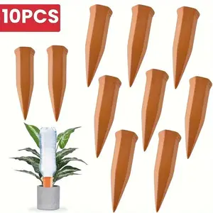 Automatic Watering Spikes, 10pcs/set Self Watering Spikes, Plant Watering Device, Suitable for Indoor & Outdoor Plants, Garden Supplies, Plant Watering Tool, Garden Accessories