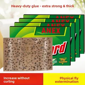 Double-Sided Sticky Insect Trap, Non-Toxic Fly and Pest Catcher for Greenhouses, Tea Gardens, Homes, Durable Polypropylene Board