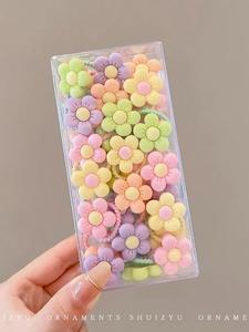 random style cute rubber bands hair ties, flowers & animal & bow & heart decor hair accessory for girls