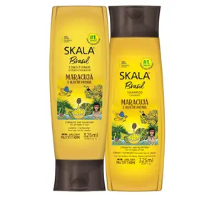Skala - Linha Brasil - Kit Maracuja e Oleo De Pataua Shampoo e Condicionador (2 x 325 Ml) - (Brazil Collection - Passion Fruit and Pataua Oil Shampoo & Conditioner Set (2 x 11 Fl Oz))