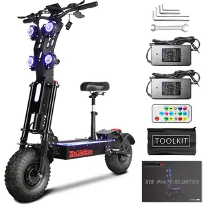 Toursor X1460V Pro Adults Electric Scooter 14" Off-Road Tires, Tackle Trails & Commutes