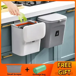 7/9L Hanging Trash Can toilet paper