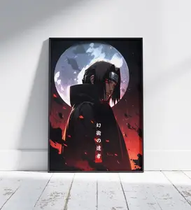 Uchiha Itachi Poster Print, Tv Series Poster Art Modern Poster Wall Art Anime Manga Gift for him Gift for her