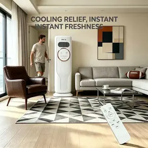 This all-in-one cool & warm tower fan delivers ice-enhanced cooling for summer and instant heating for winter. Quiet, remote-controlled, and stylishly compact, it keeps your home comfortable year-round, no more seasonal clutter.