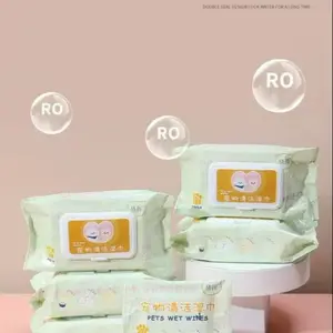 Pet Wet Wipes/pet Cleaning Wipes, Gentle Cleansing & Hydration, Perfect for Daily Use, Pet Care Essentials, Soft Texture, Grooming Products