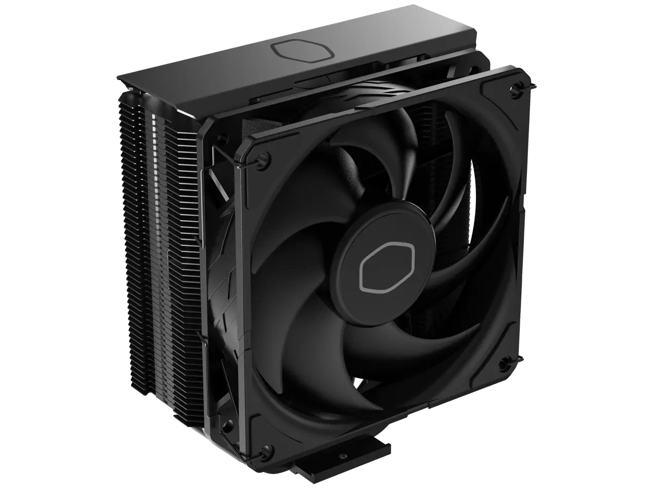 Cooler Master Hyper 212 Black CPU Air Cooler, SickleFlow 120mm Fan, Aluminum Top Cover, 4 Copper Heat Pipes, CryoFuze, 152mm(H), Brackets AMD Ryzen AM5|AM4, Intel LGA 1851|1700|1200 (RR-S4KK-25SN-R1)