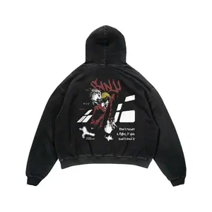 Sanji Vintage Hoodie | One Piece Hoodie Graphic Anime Streetwear Oversized Collector Edition, Gift For Fan Anime