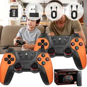 2026 Upgraded Retro Game Console, Super Console X2 Pro Nostalgic Game Stick, Compatible with 9 Classic Emulators, 1200+ Games Plug and Play, Dual 2.4G Wireless Controllers Handheld Game Stick, Premium Gift, Ideal Choice for Entertainment