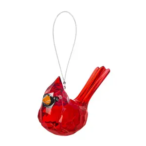Red Cardinal Crystal Christmas Ornament