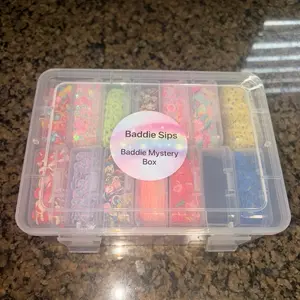 Mystery clay and shape glitter box , Shape sequins glitter, Glitter, Snowglobe tumbler