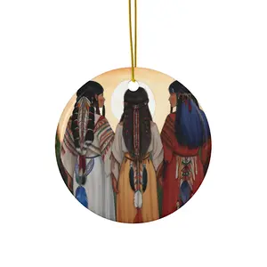 Native American Christmas ornament, MMIW, Christmas ornament for sisters, Ingenious Christmas, MMIP, Christmas gift for triplets, Christmas