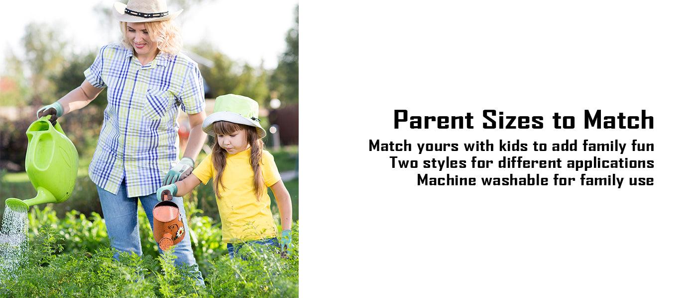 COOLJOB 2 Pairs Modal Toddler Work Gloves, Rubber Coated Kids Gardening Gloves COOLJOB 2 Pairs Modal Toddler Work Gloves, Rubber Coated Kids Gardening Gloves