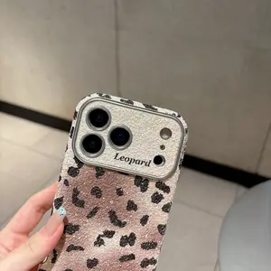 Leopard Print Phone Case for iPhone 17-14 Series, Anti-Drop, Perfect Fit, High-Quality Design, Stylish and Durable Protection