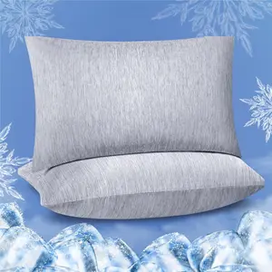 Breathable Cooling Pillow Cases for Night Sweats with Zipper, Q-Max>0.45, Ideal for Hot Sleepers
