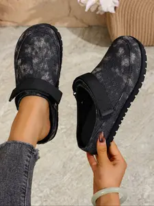 Women's Comfortable Open Toe Slippers, Indoor Outdoor Home Shoes, Adjustable Back Strap, Casual Fashion Footwear, 9 Colors Available