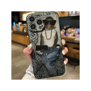 Cartoon Cool Monkey Pattern Phone Case, Anti-Drop Decorative Phone Protector Cover, Phone Accessories Compatible With IPhone Series, Unique