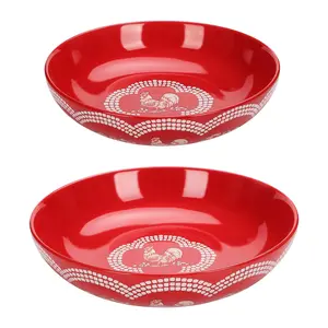 Temp-tations Doodle Doo 3-qt & 4-qt Shallow Bowl Set