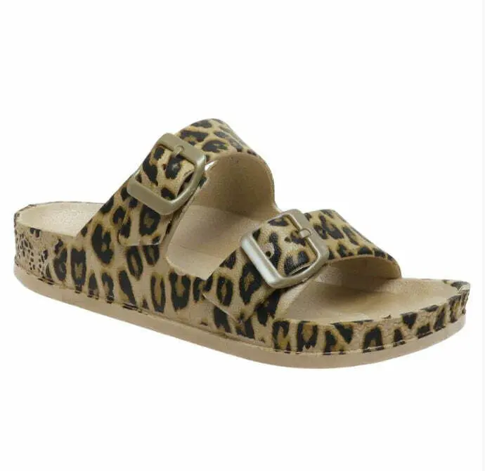 Outwoods Light-2 Sandals in Leopard Print