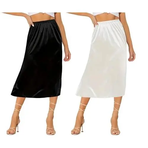 Black, White 27" Length