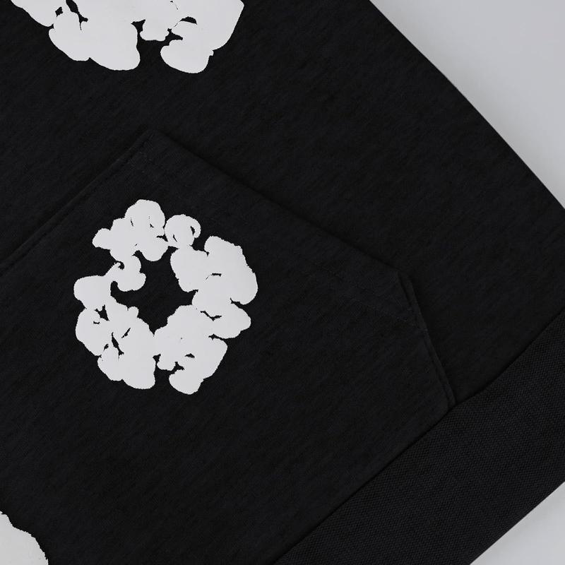 hooded athletic tracksuit unisex 2 piece running clothing long sleeve hoodie sweatshirt + track pants set embraced kapok loose jeans denim tears hoodie lady clothes 2 piece sets women.