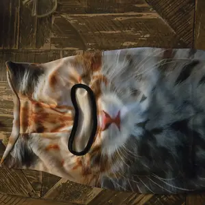 3pcs/2pcs/1pc 3D Animal Print Full Face Mask, Outdoor Funny Sports Balaclava, Suitable for Daily Wear, Travel & Hiking